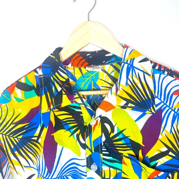 Tailor‎ Pat Love Mens Tropical Short Sleeve Button-Up Shirt 2XL 100% poly… - Picture 4 of 10